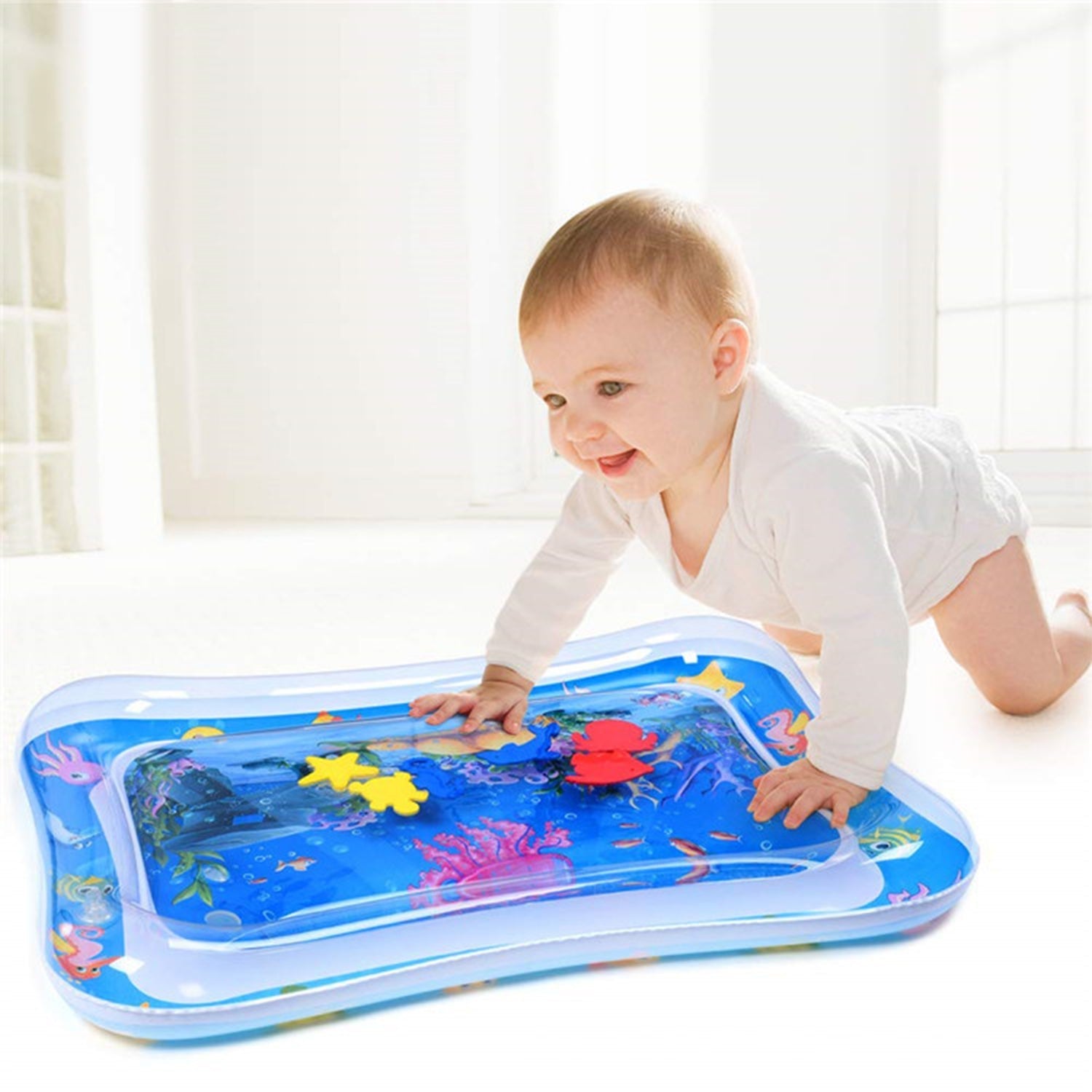 8090B Baby Kids Water Play Mat Toys Baby Slapped Pad Water & Leak Proof Baby Carpet Inflatable, Fun & Play Centre Indoor and Outdoor Water Play Mat DeoDap 8090B Baby Kids Water Play Mat Toys Baby Slapped Pad Water & Leak Proof Baby Carpet Inflatable, Fun & Play Centre Indoor and Outdoor Water Play Mat DeoDap